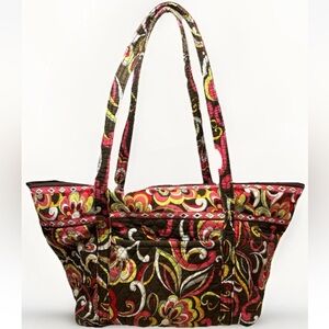 Rare Vera Bradley Quilted Puccini Tote Bag Retired Pattern #5736
